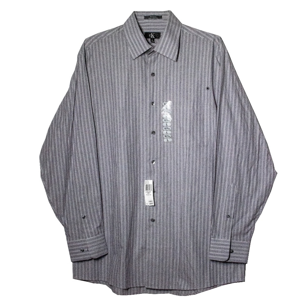 Longs Sleeve Dress Shirt by Calvin Klein